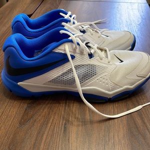 Nike Training Flex Supreme blue and white size 10